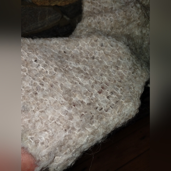 Free People alpaca sweater, tan long sleeve oversized, good condition - Picture 2 of 12